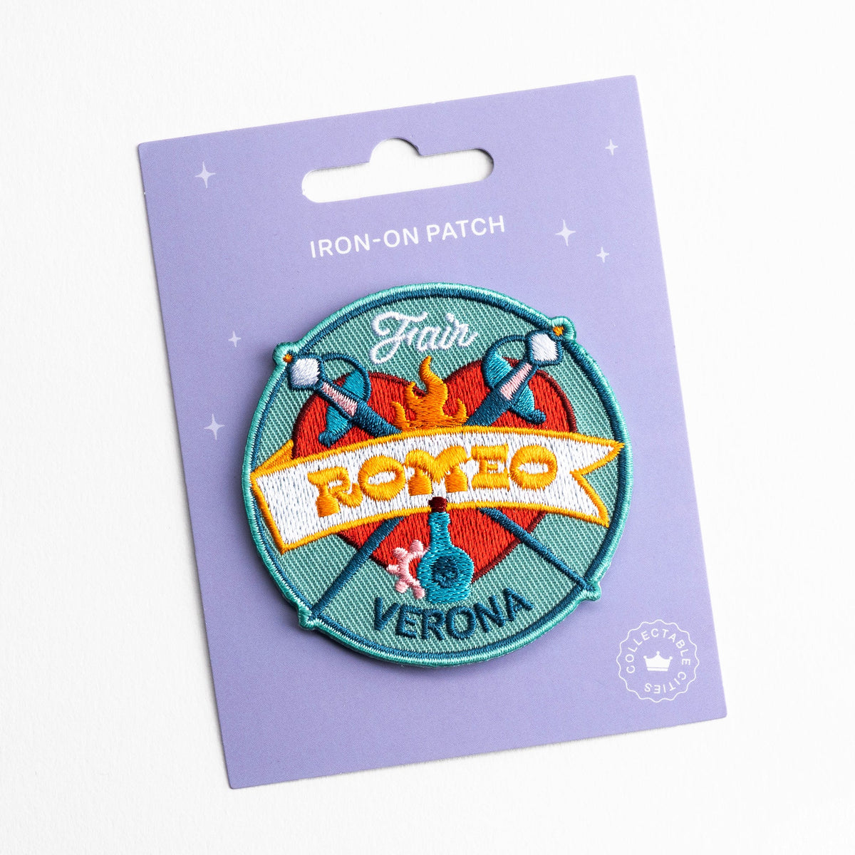 Collectable Cities Romeo Embroidered Iron-On Patch
