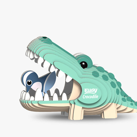 Eugy 3D Model Kit | Crocodile