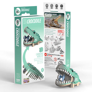 Eugy 3D Model Kit | Crocodile