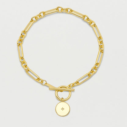 Estella Bartlett  - Bracelet | Star Coin T-Bar Bracelet | Gold Plated