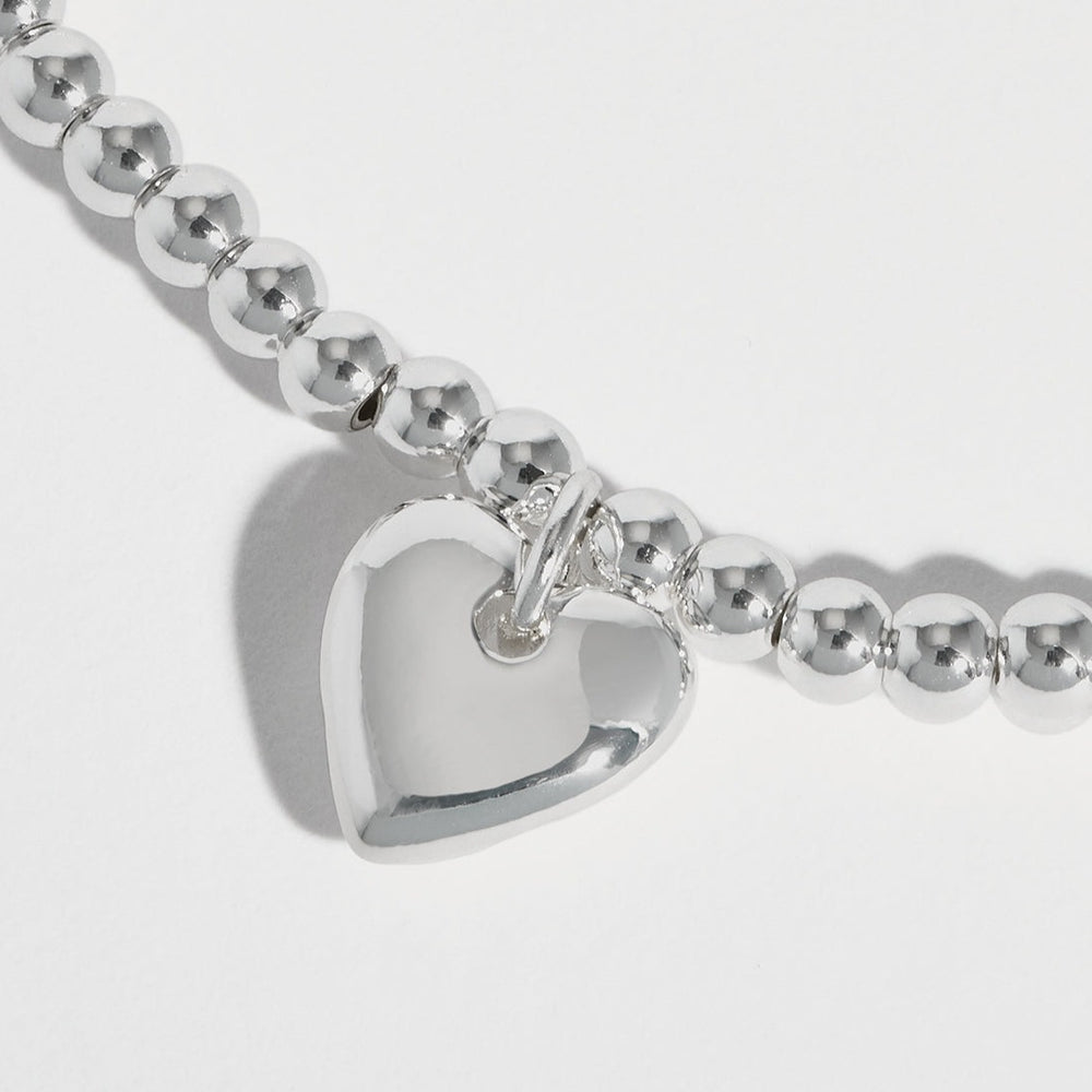 Estella Bartlett - Bracelet | Cushion Heart Charm Sienna Bracelet | Silver Plated