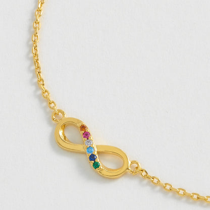 Estella Bartlett - Bracelet  | CZ Infinity Bracelet | Gold Plated