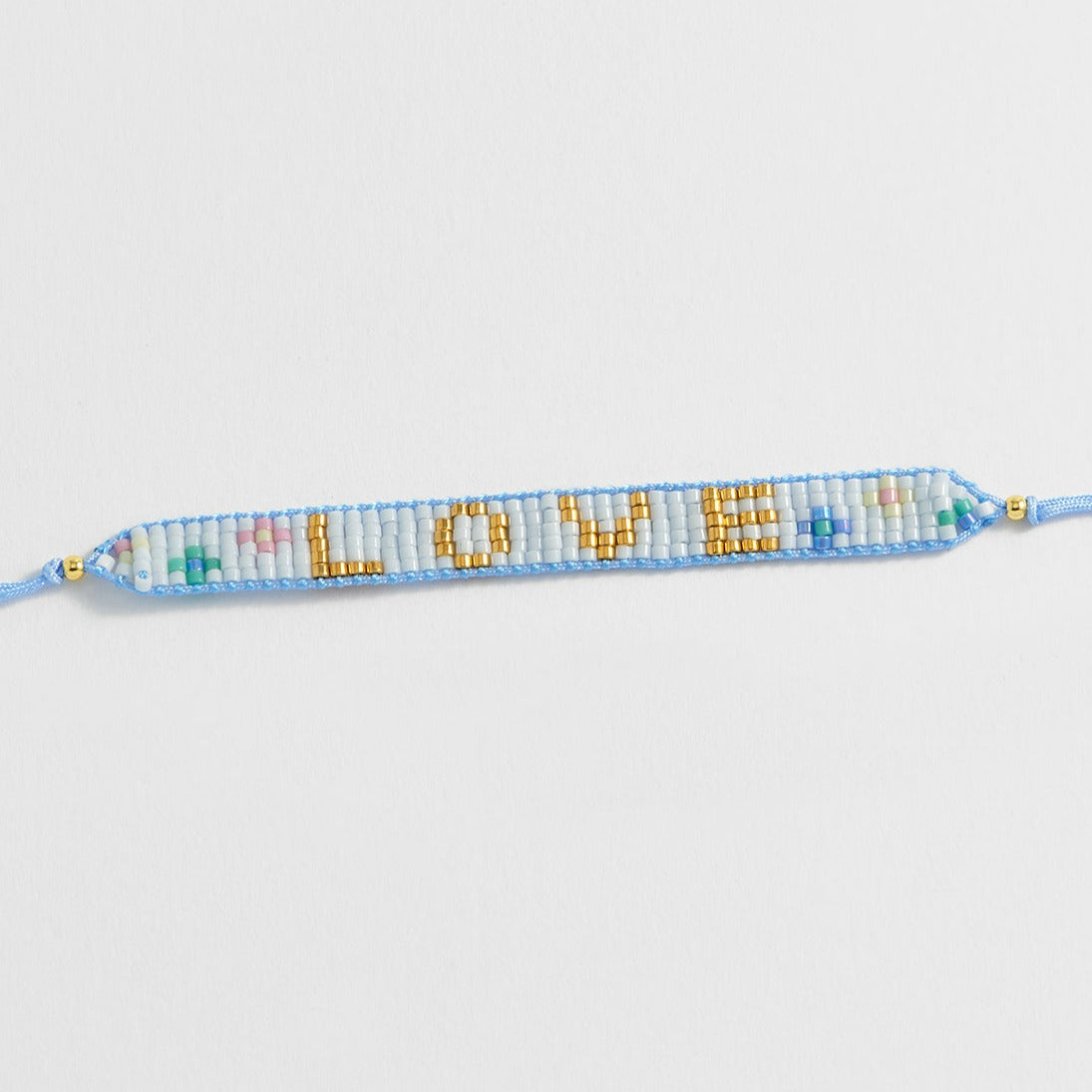 Estella Bartlett - Bracelet | Beaded Love Bracelet | Gold Plated - Multi