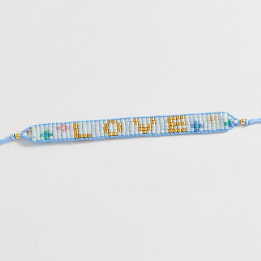 Estella Bartlett - Bracelet | Beaded Love Bracelet | Gold Plated - Multi
