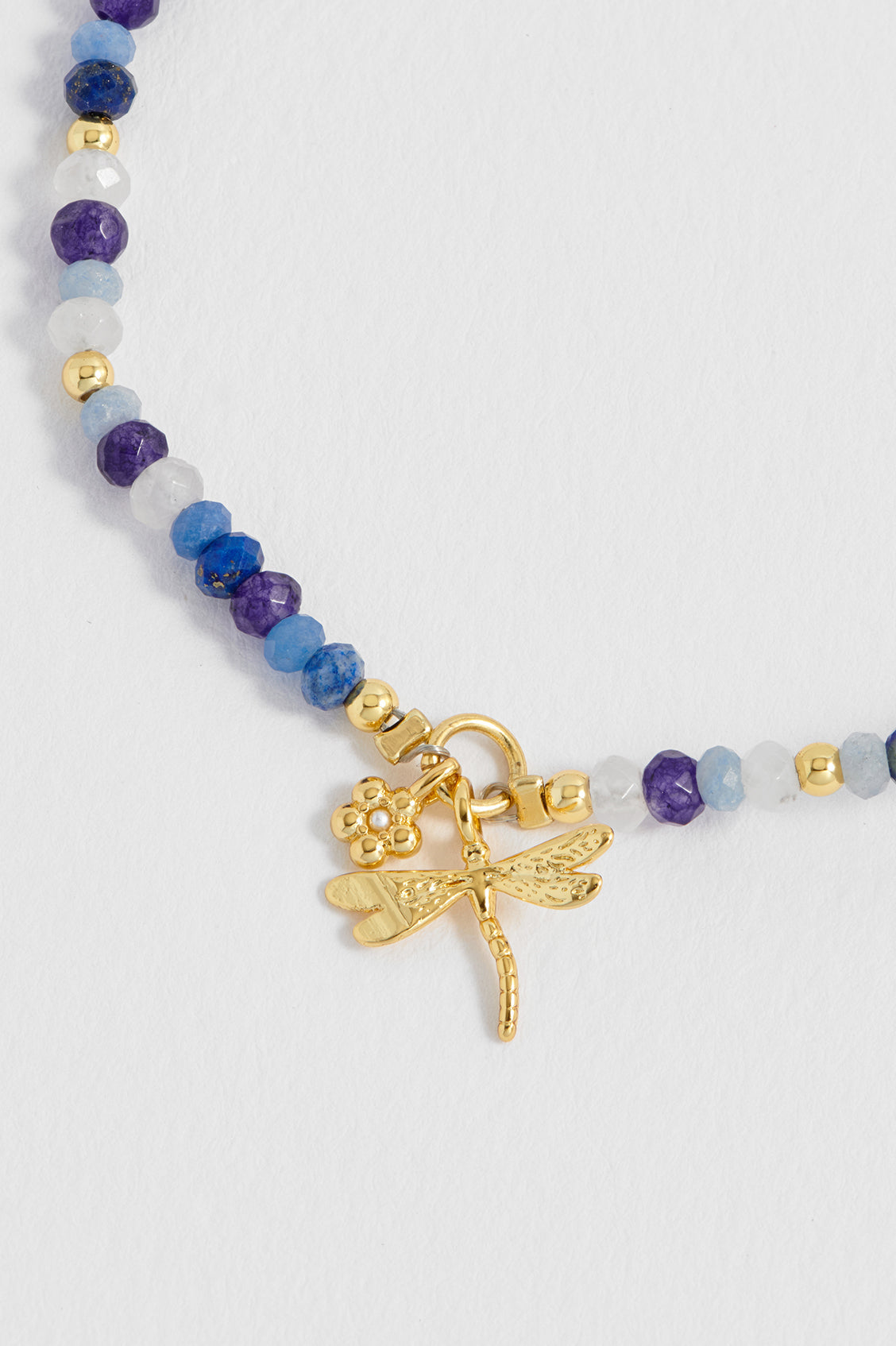 Estella Bartlett Flower and Dragonfly Amelia Bracelet - Gold Plated - image 2