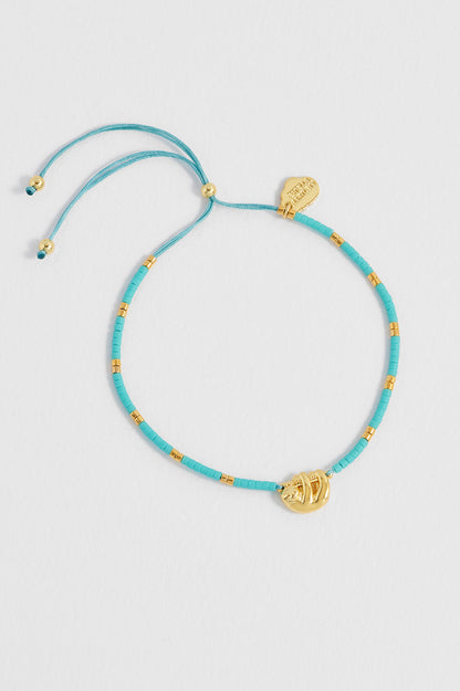 Estella Bartlett Hanging Sloth Louise Bracelet with Miyuki Beads - Gold Plated - image 4