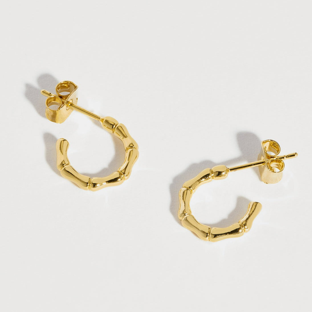 Estella Bartlett - Earrings | Bamboo Hoops - Gold Plated