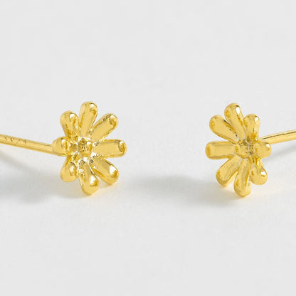 Estella Bartlett - Ear Studs | Doodle Flower Studs | Gold Plated