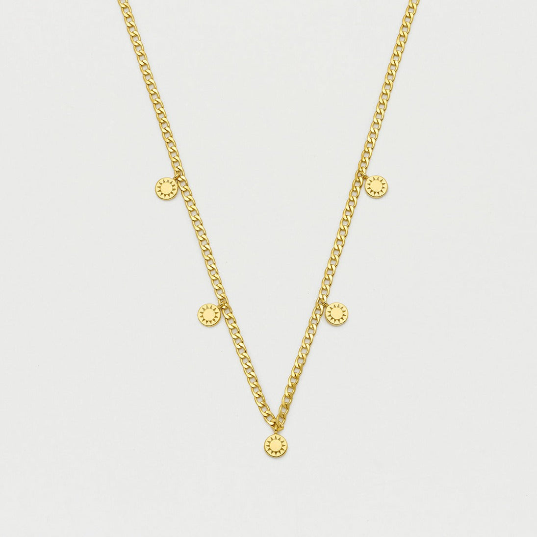 Estella Bartlett - Necklace | Sun Charms Necklace | Gold Plated