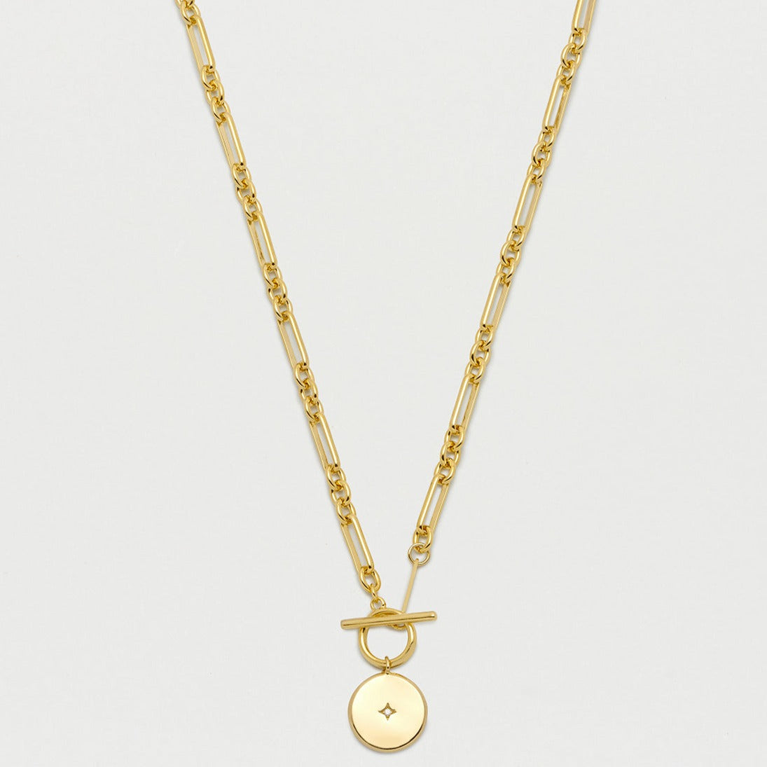 Estella Bartlett - Chain | Star Coin T-Bar Chain | Gold Plated