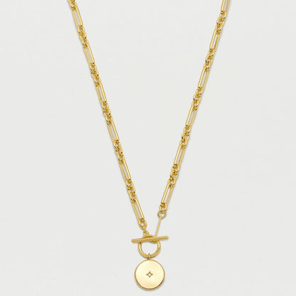 Estella Bartlett - Chain | Star Coin T-Bar Chain | Gold Plated