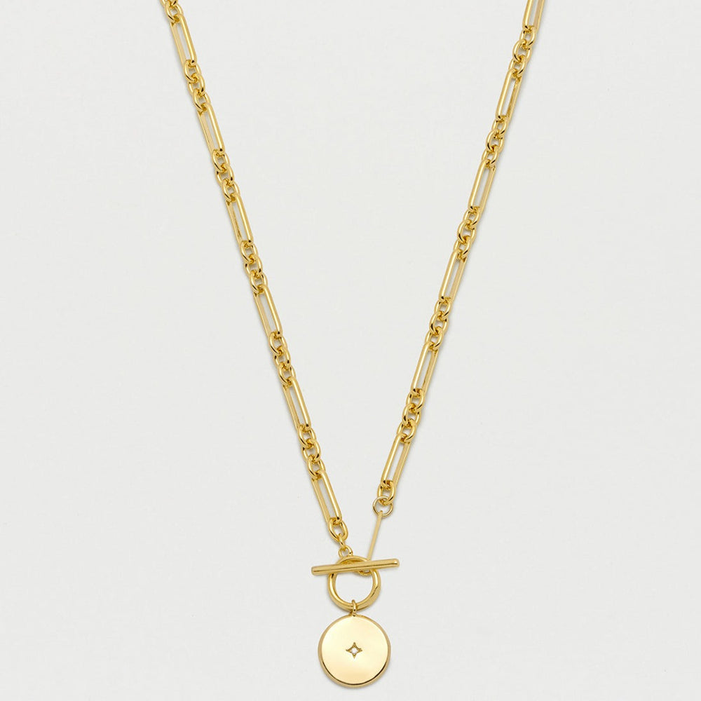 
            
                Load image into Gallery viewer, Estella Bartlett - Chain | Star Coin T-Bar Chain | Gold Plated
            
        