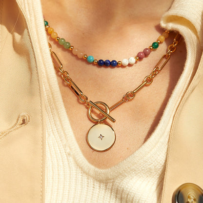 Estella Bartlett - Chain | Star Coin T-Bar Chain | Gold Plated