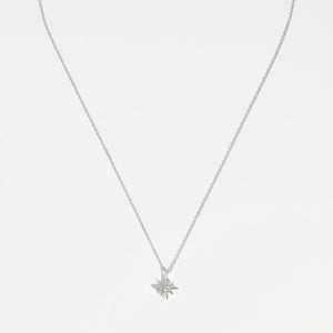 Estella Bartlett - Necklace | North Star CZ Pendant | Silver Plated