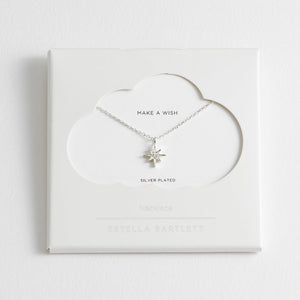Estella Bartlett - Necklace | North Star CZ Pendant | Silver Plated