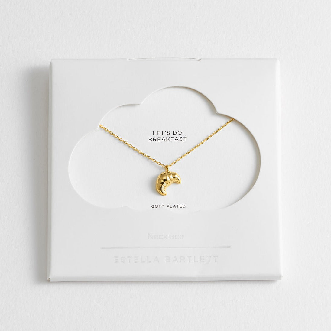 Estella Bartlett - Necklace | Croissant Pendant | Gold Plated