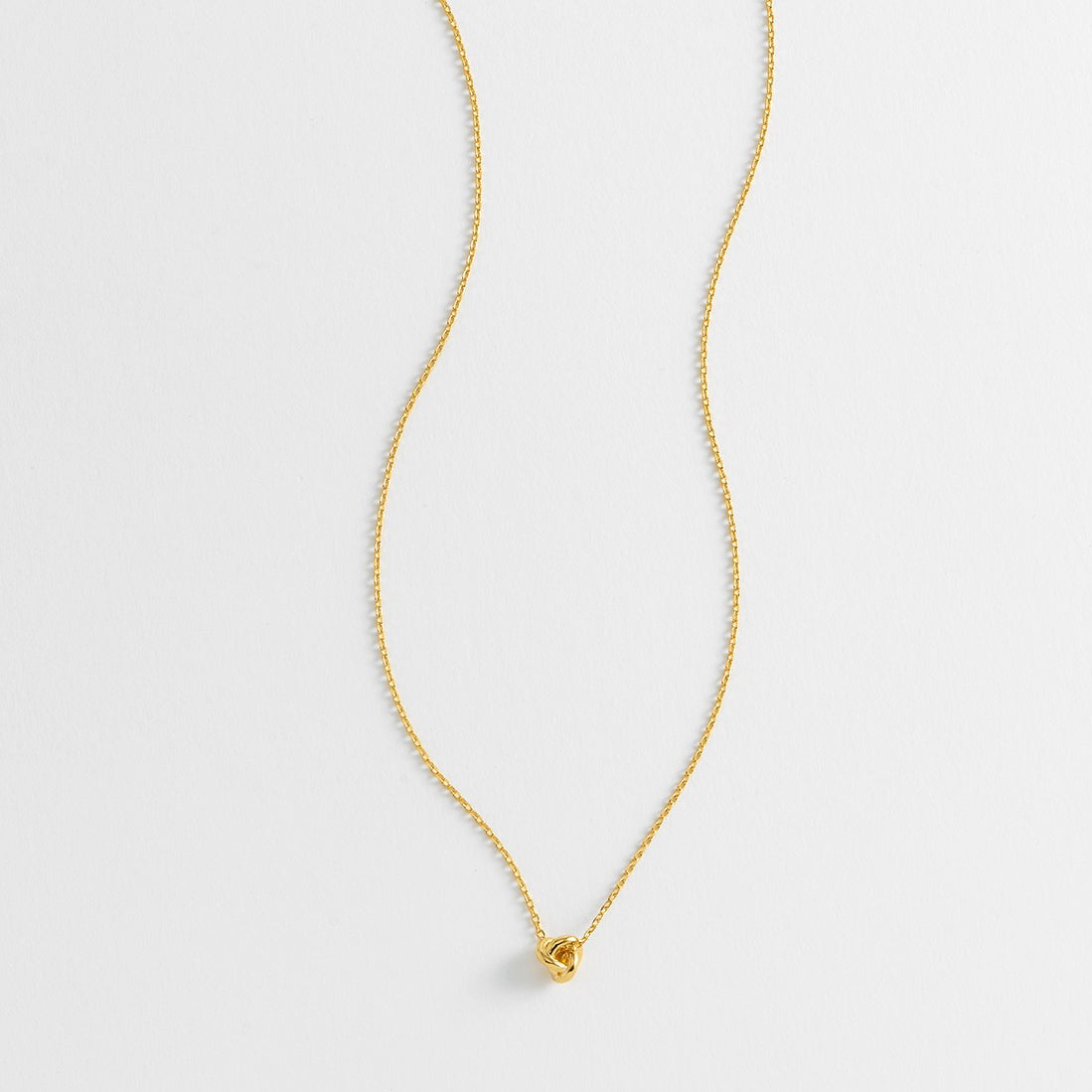 Estella Bartlett - Necklace | Knot Charm Necklace | Gold Plated