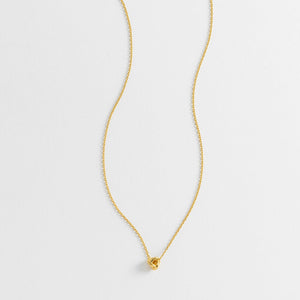 
            
                Load image into Gallery viewer, Estella Bartlett - Necklace | Knot Charm Necklace | Gold Plated
            
        
