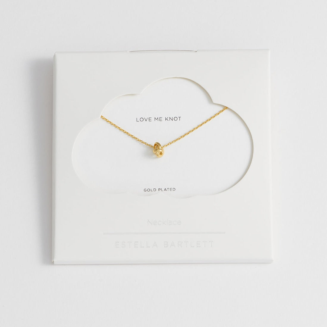 Estella Bartlett - Necklace | Knot Charm Necklace | Gold Plated