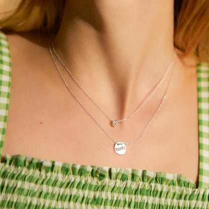 Estella Bartlett - Necklace | Knot Charm Necklace | Silver Plated