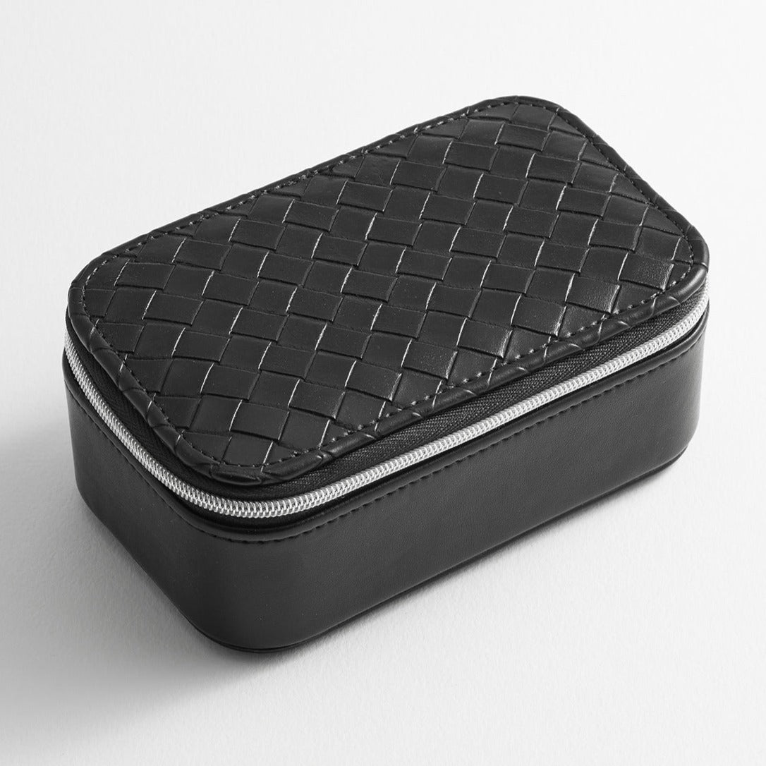 Estella Bartlett - Mini Jewel Box  | Mini Jewellery Box | Black Weave