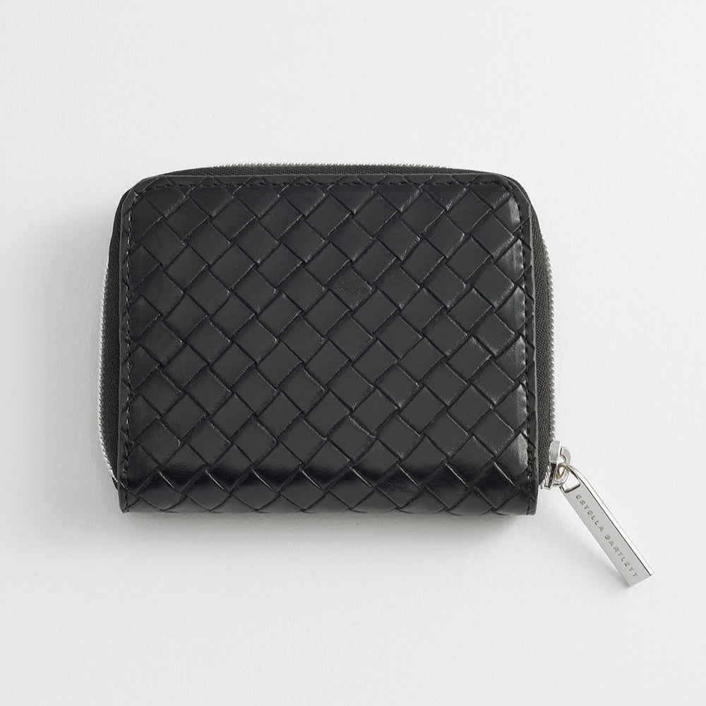 Estella Bartlett - Purse | Zip Purse | Black Weave