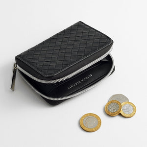 Estella Bartlett - Purse | Zip Purse | Black Weave