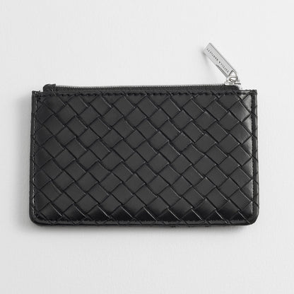 Estella Bartlett - Purse | Rectangle Card Purse | Black Weave