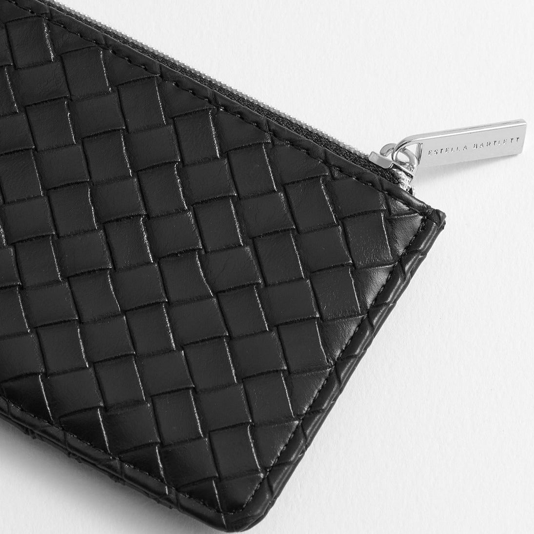 Estella Bartlett - Purse | Rectangle Card Purse | Black Weave