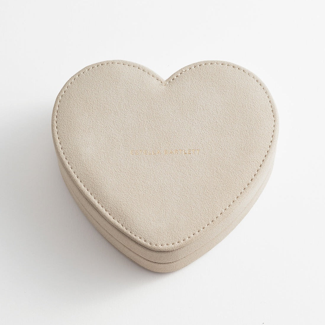 Estella Bartlett - Jewellery Box | Heart Jewellery Box | Cream Velvet
