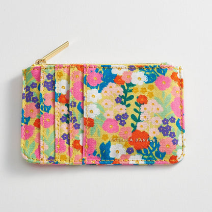 Estella Bartlett - Card Purse | Rectangle Card Purse | Yellow Floral Print