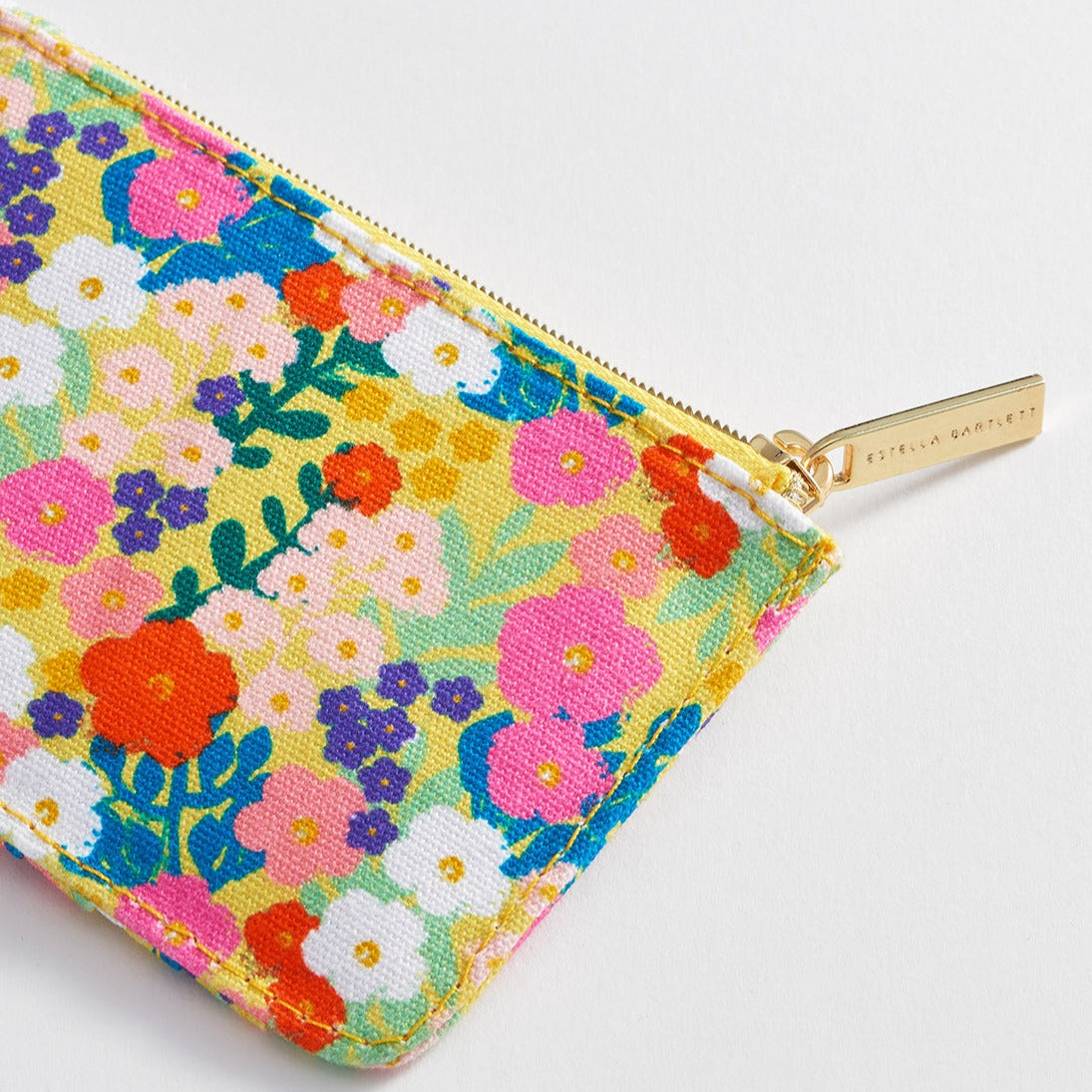 Estella Bartlett - Card Purse | Rectangle Card Purse | Yellow Floral Print