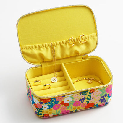 Estella Bartlett - Mini Jewel Box | Mini Jewellery Box | Yellow Floral Print