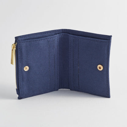 Estella Bartlett - Wallet | Folded Wallet | Navy Floral Embroidered