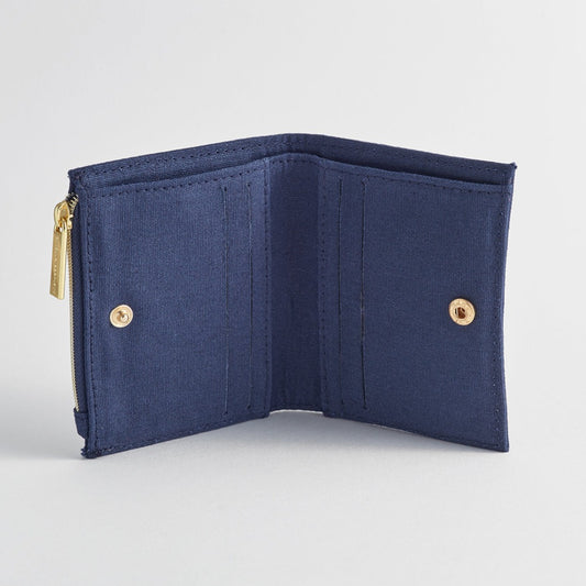 Estella Bartlett - Wallet | Folded Wallet | Navy Floral Embroidered