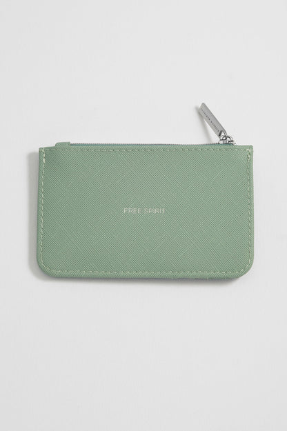 Estella Bartlett Mint Green Card Purse - Free Spirit