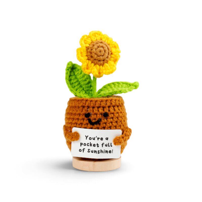 Positive Emotional Support Crochet Flowers - image 3