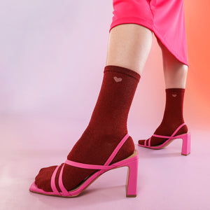 DOIY - Socks | EMS Socks - Love Me | Red