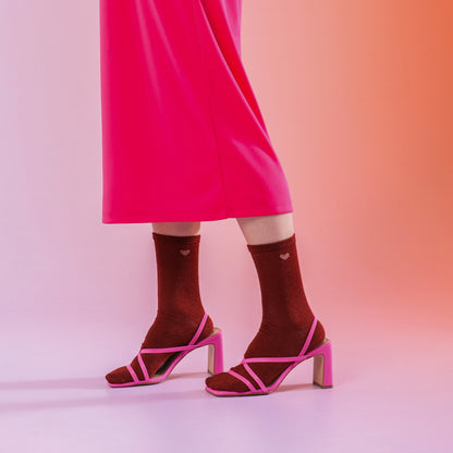 DOIY - Socks | EMS Socks - Love Me | Red