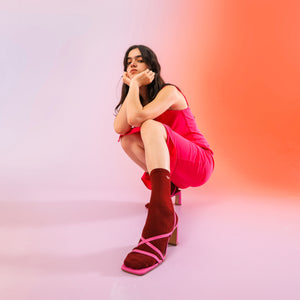 DOIY - Socks | EMS Socks - Love Me | Red