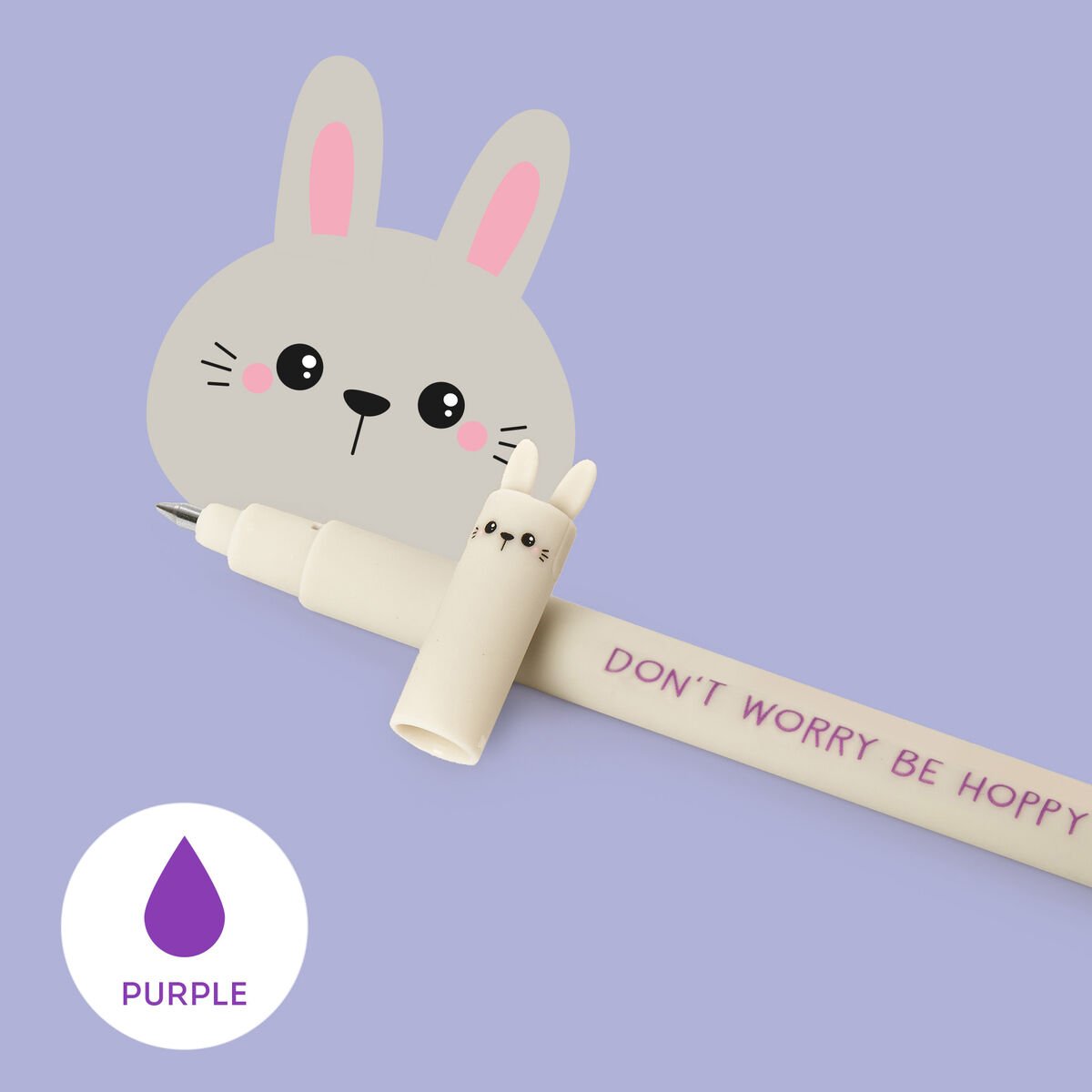 Erasable Pen Bunny  - Purple - Image 3