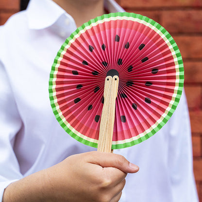 Kikkerland Fruity and Sweet Folding Paper Fan - Assorted - image 2