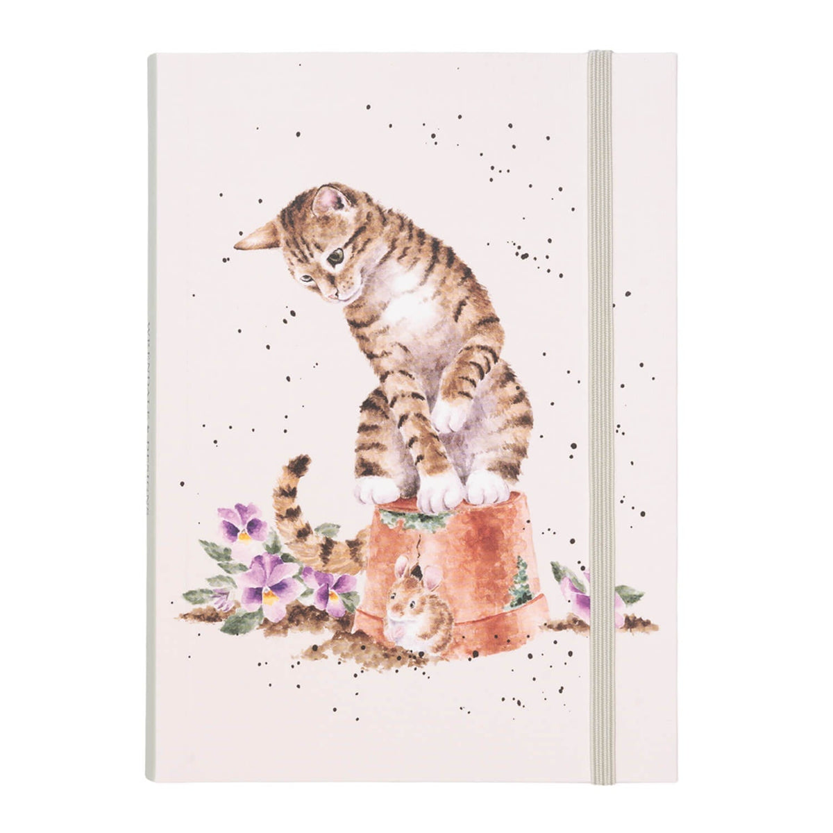 Wrendale Designs B6 Flexi Notebook - Hide and Squeak Cat