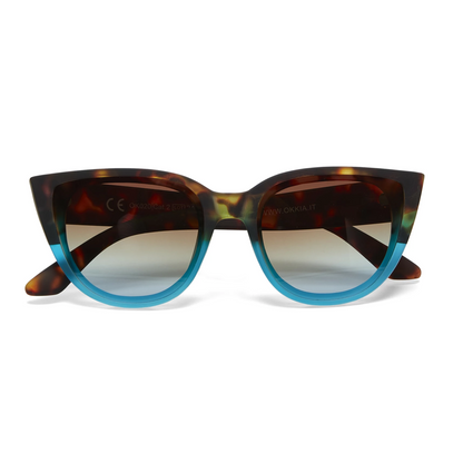 Okkia Silvia Sunglasses - Havana Blue