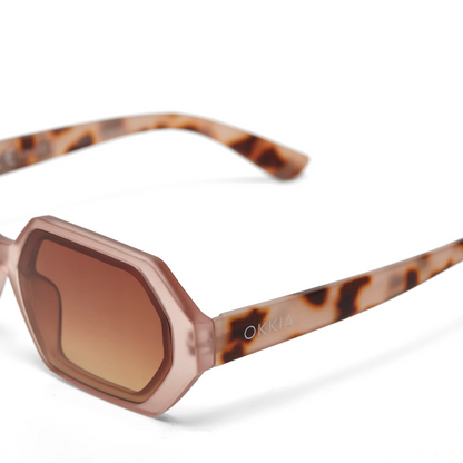 Okkia Andrea Sunglasses - Pink Havana - image 4