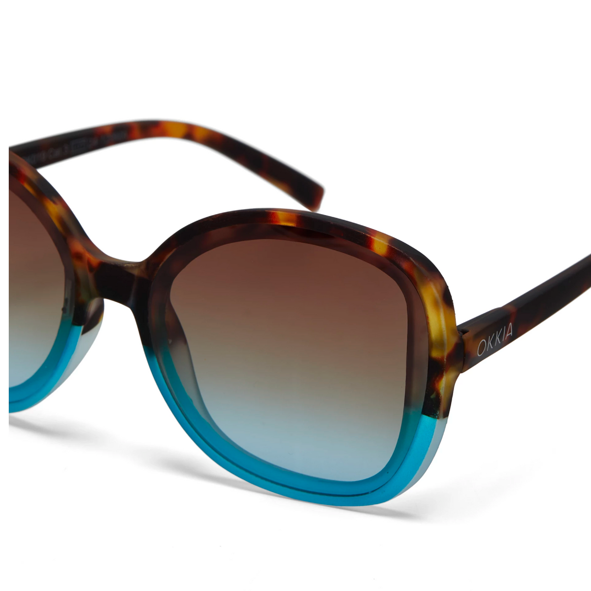 Okkia Anna Sunglasses - Havana Blue - image 4