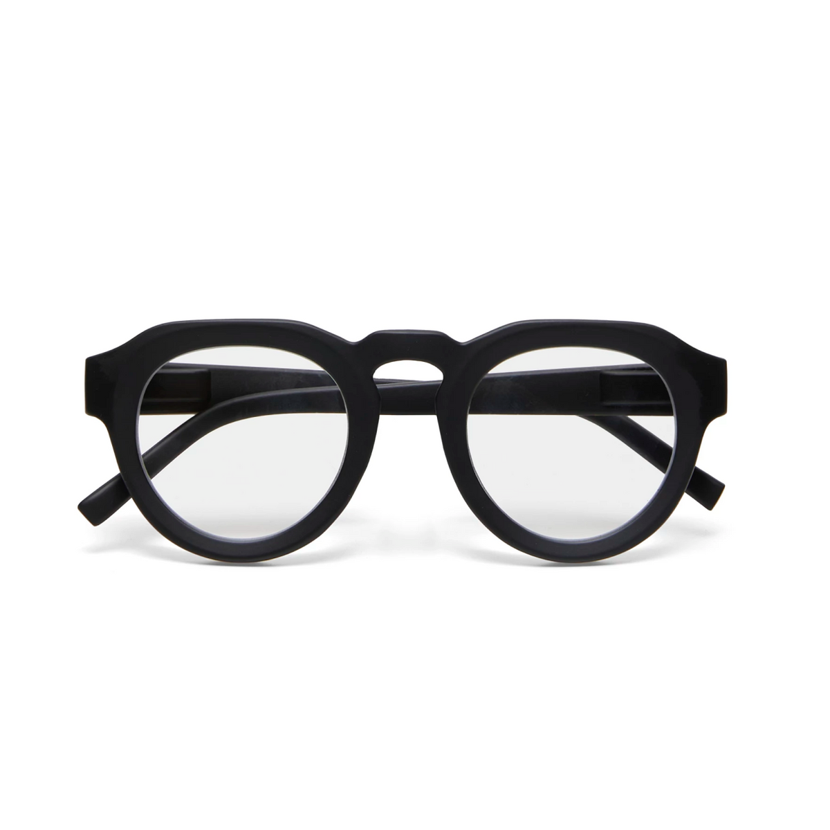 Okkia Zeno Blue Light Screen Reading Glasses - Black +3.00