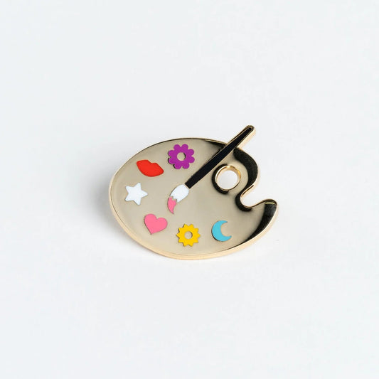 Collectable Cities Frida's Palette Enamel Pin Badge
