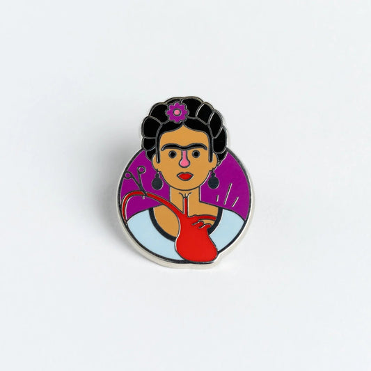 Collectable Cities Frida Self-Portrait Enamel Pin Badge