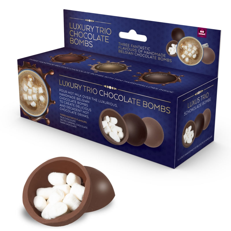 Funtime Gifts Luxury Trio Chocolate Bombs